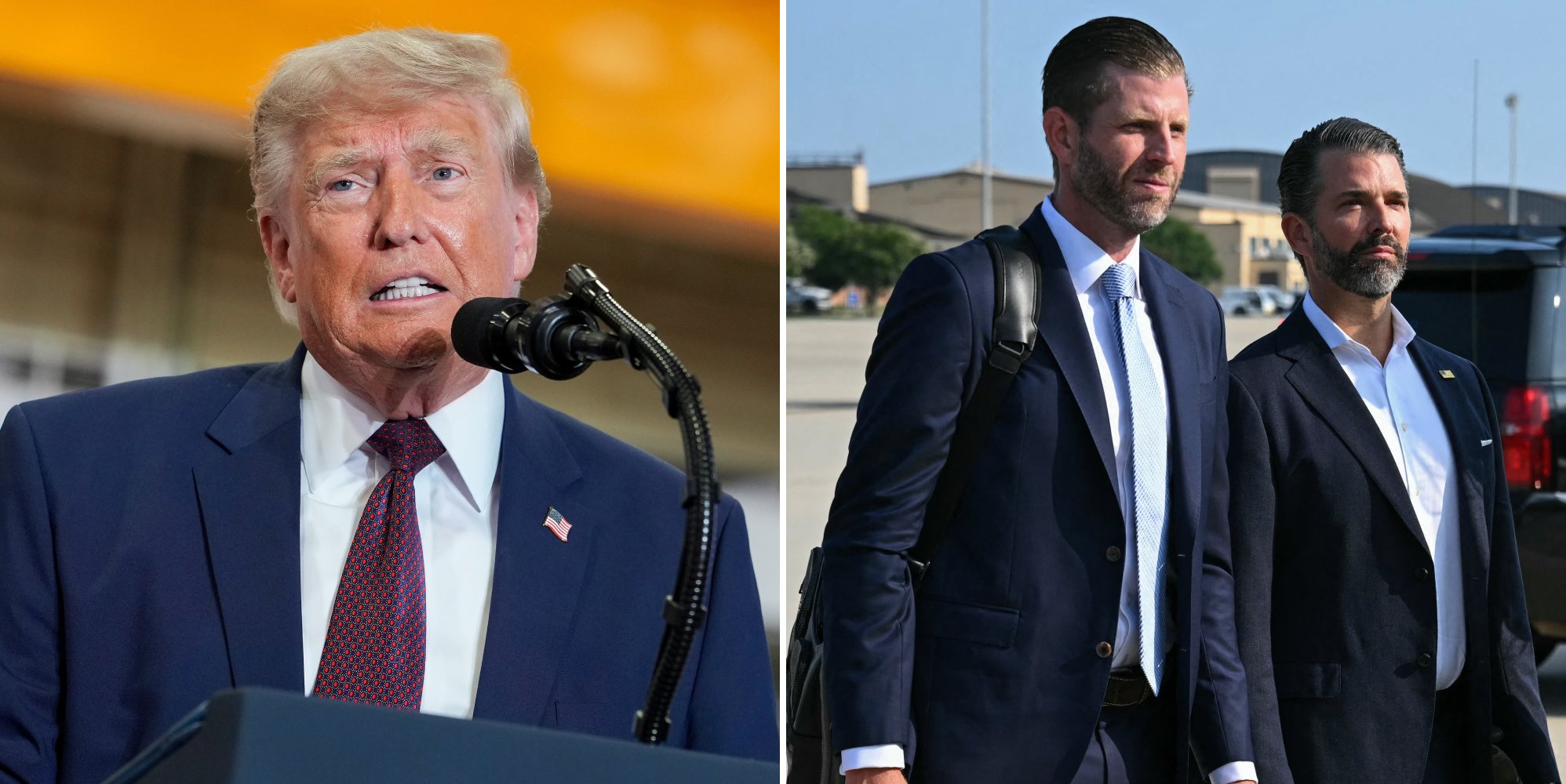 トランプ氏、ノースダコタでの演説中に息子たちについて下品な冗談