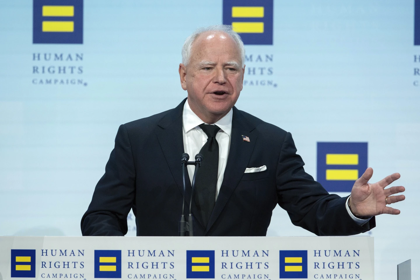 Walz Highlights Harris’s Dedication to LGBTQ+ Rights at National Event