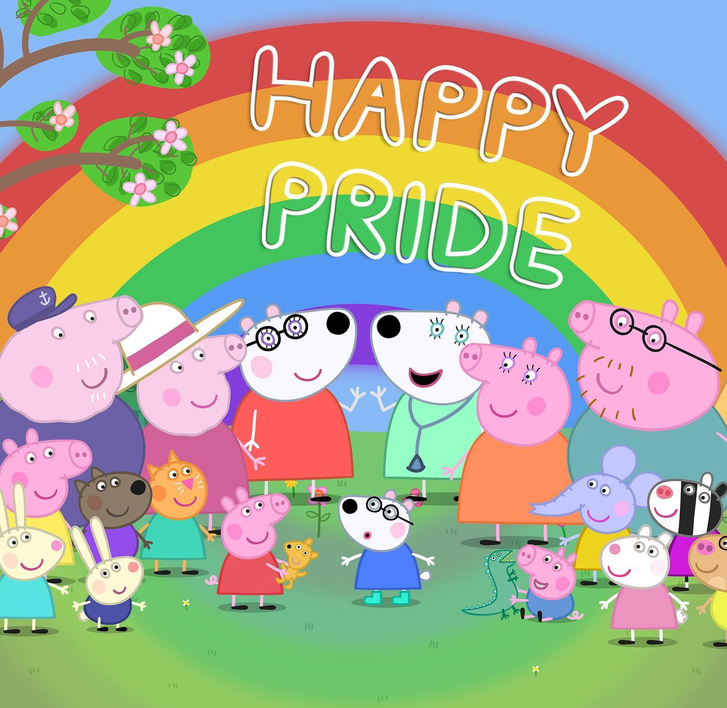 Peppa Pig Faces Backlash for Celebrating Pride Month