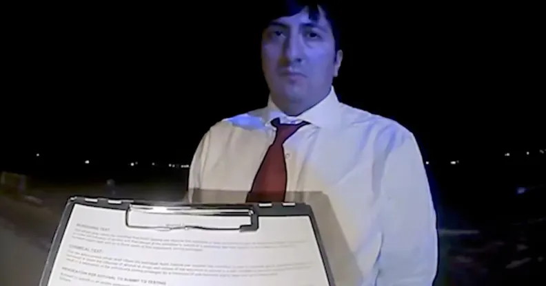 Shocking Outburst: Politician's Homophobic and Racist Tirade During Arrest
