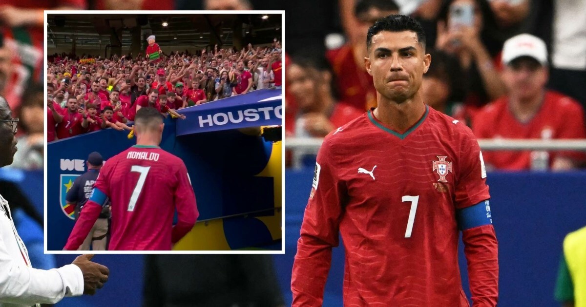 Cristiano Ronaldo Storms Off After Draw