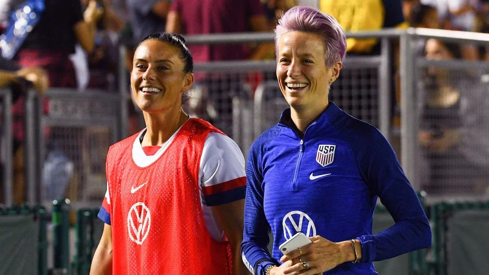 US Soccer Legends Megan Rapinoe and Ali Krieger Face Off in NWSL Final
