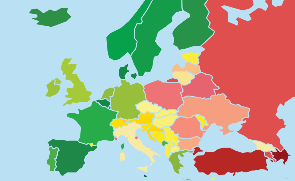 Classements des droits LGBTQ+ en Europe révélés : Malte en tête, le Royaume-Uni peine à suivre