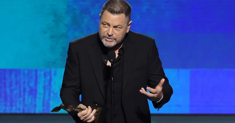 Nick Offerman's Bold Stand Against Homophobia at the Spirit Awards Shakes the Internet
