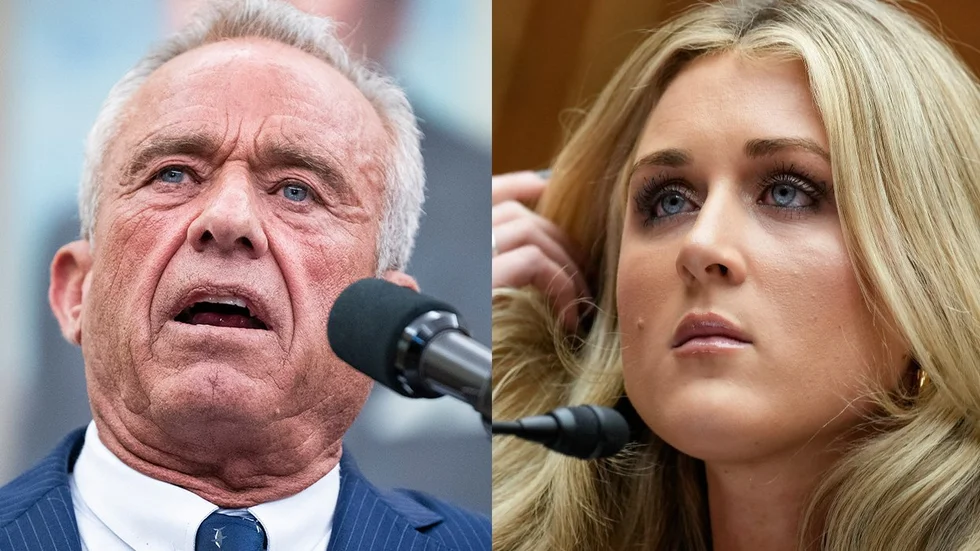 Robert F. Kennedy Jr.’s Health and Human Services Department is featuring right-wing, anti-trans activist Riley Gaines in a prominent video on the government agency’s website.