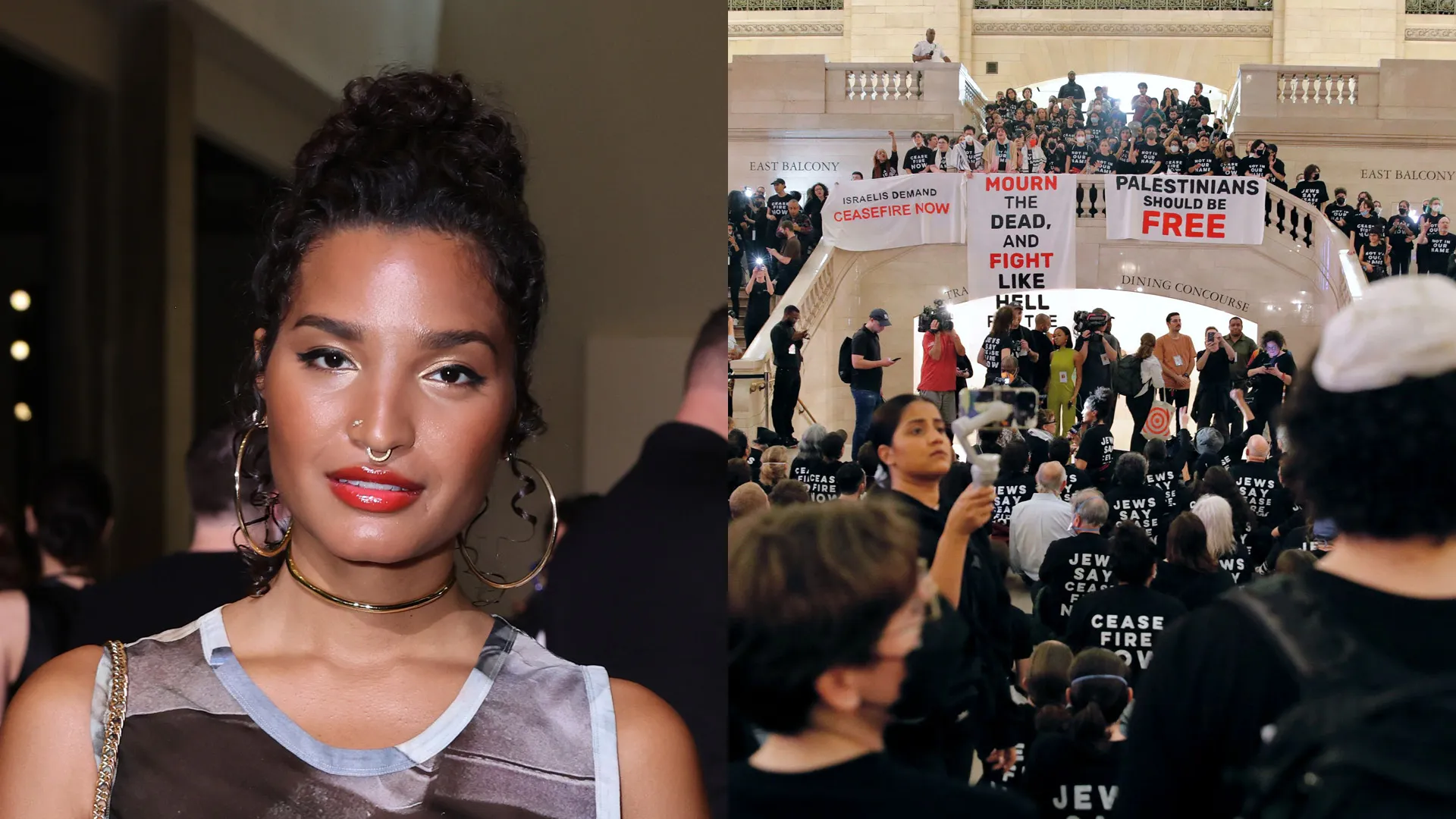 New York City Rally: Arrests of Actor Indya Moore and Activist Cecilia Gentili Draw Attention to Gaza Crisis